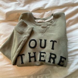 REI Olive Green Crew Neck Sweater